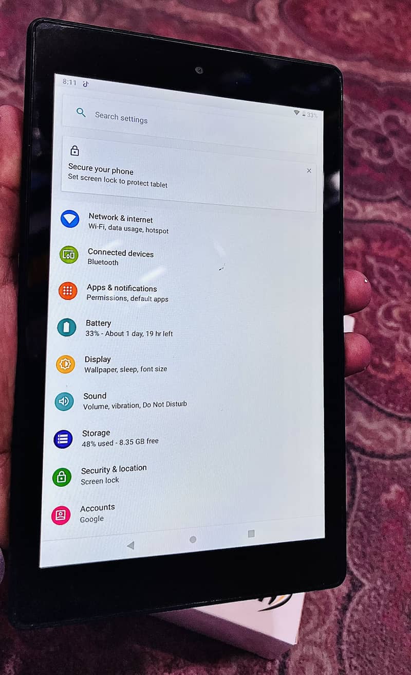Amazon android tablet 1