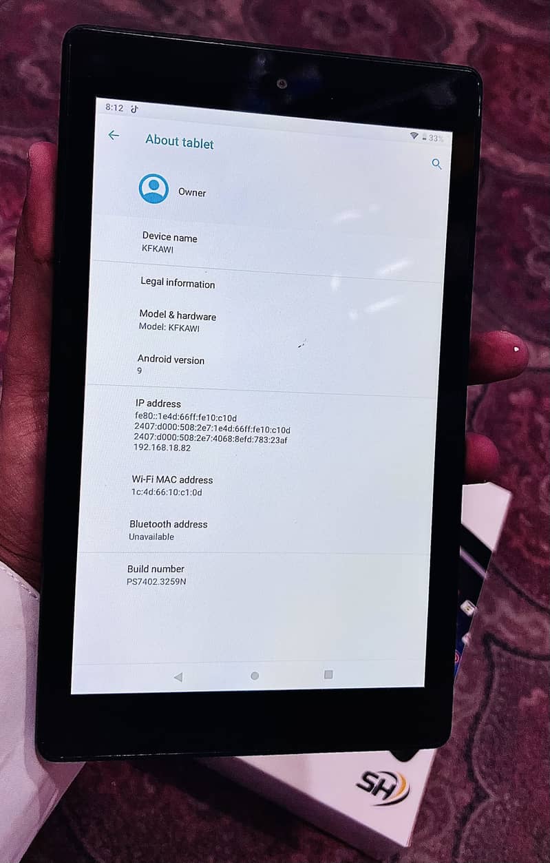 Amazon android tablet 4