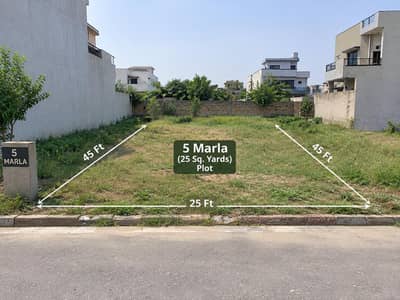 5 Marla plot for sale