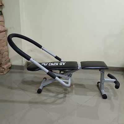 Ab king pro abdominal bench tummy trimmer multi gym bench twister pull