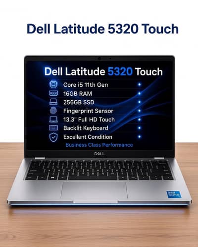 Dell Latitude 5320 Touch | Core i5 11th Gen | 16GB RAM | 256GB SSD