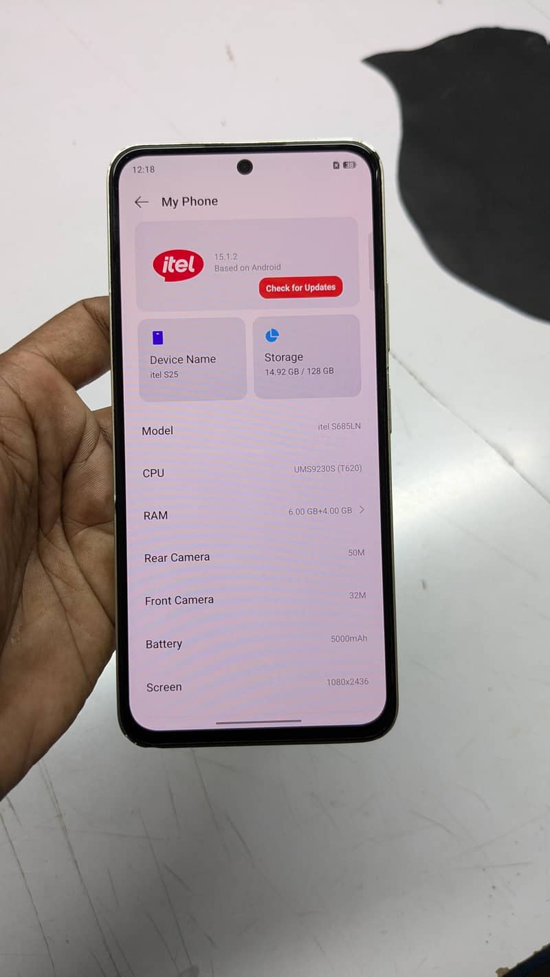 itel sS25 7