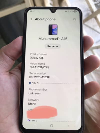 Samsung Mobile A15