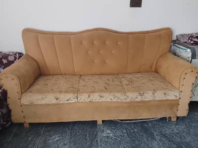 Sofa Set Color Golden