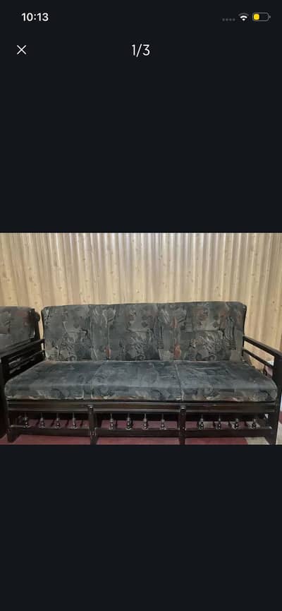 Wooden sofa