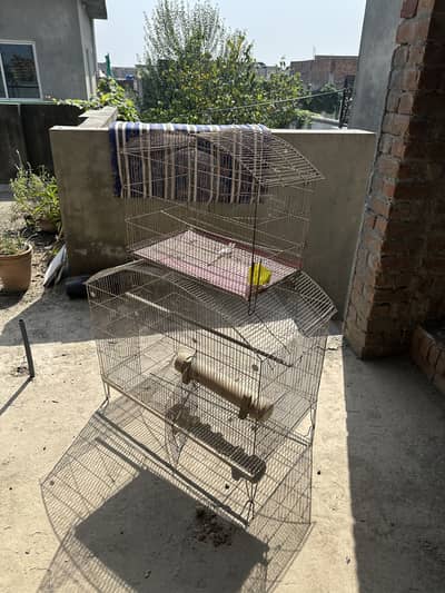 Two Cages for sale with trays.