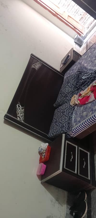 double bed and sidetables For sell
