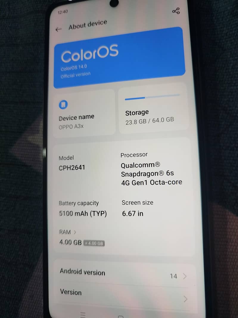 OPPO A3x 4
