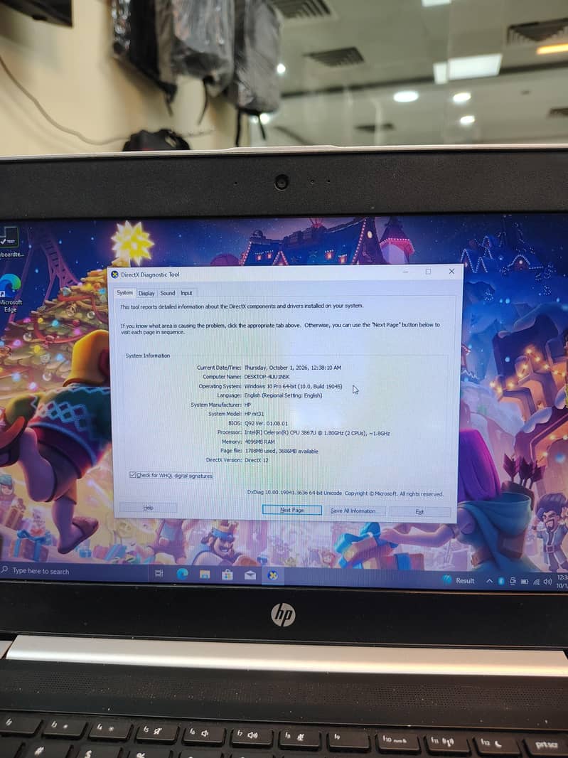 HP ProBook MT31 9