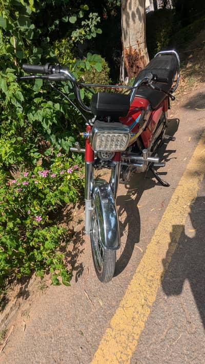 Honda CD70 Islamabad number