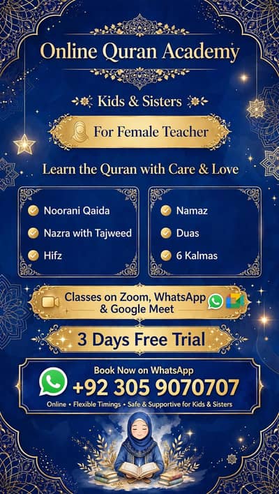 Online Experience Quran teacher