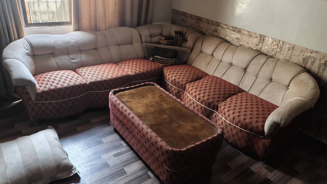 L shape sofa 2