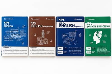 MDcat complete course including smart books and practice books.