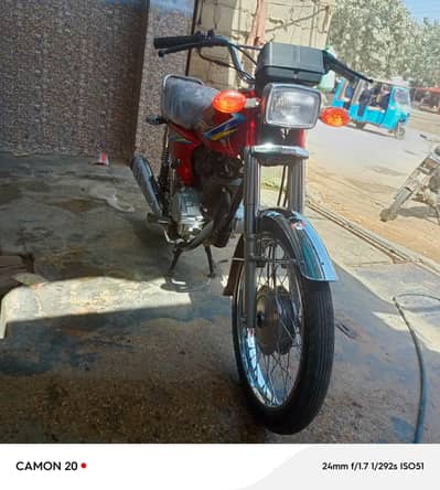 CG 125 , 2018 modal   hadrabad
