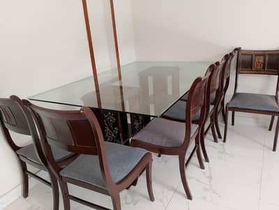 glass dinning table