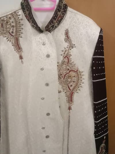 Premium Designer Groom Embroidery Sherwani Complete Set