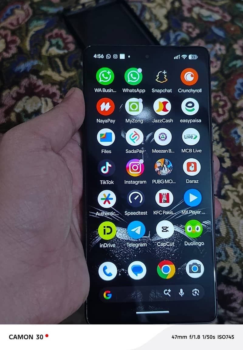Google Pixel 7 8/128GB – 10/10–Panel Changed–Android 17 0