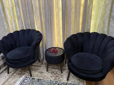 Velvet Chair set