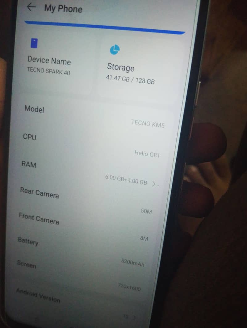 Tecno spark 40 2