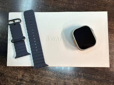 Apple Watch Ultra 2 (49mm) Titanium Blue Ocean Band - for SALE