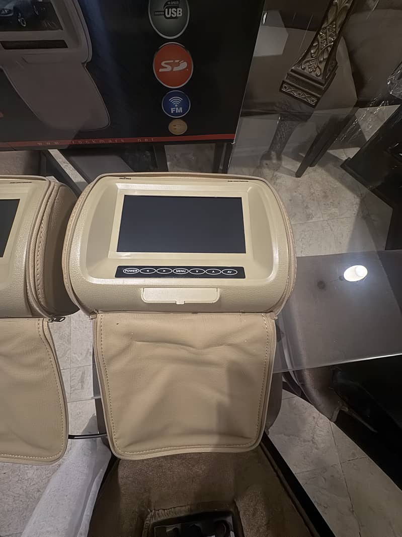 Head rest LCD 7 inch 1