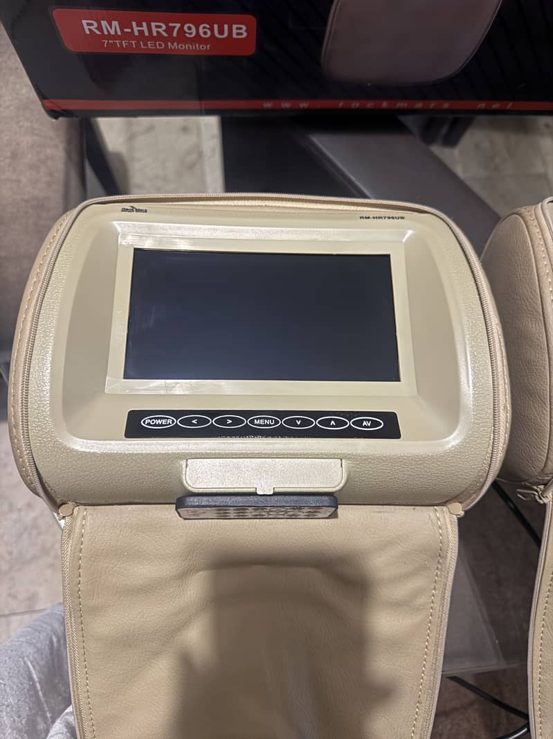 Head rest LCD 7 inch 3