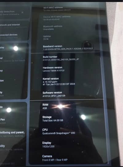 LENOVO A101LV TABLET