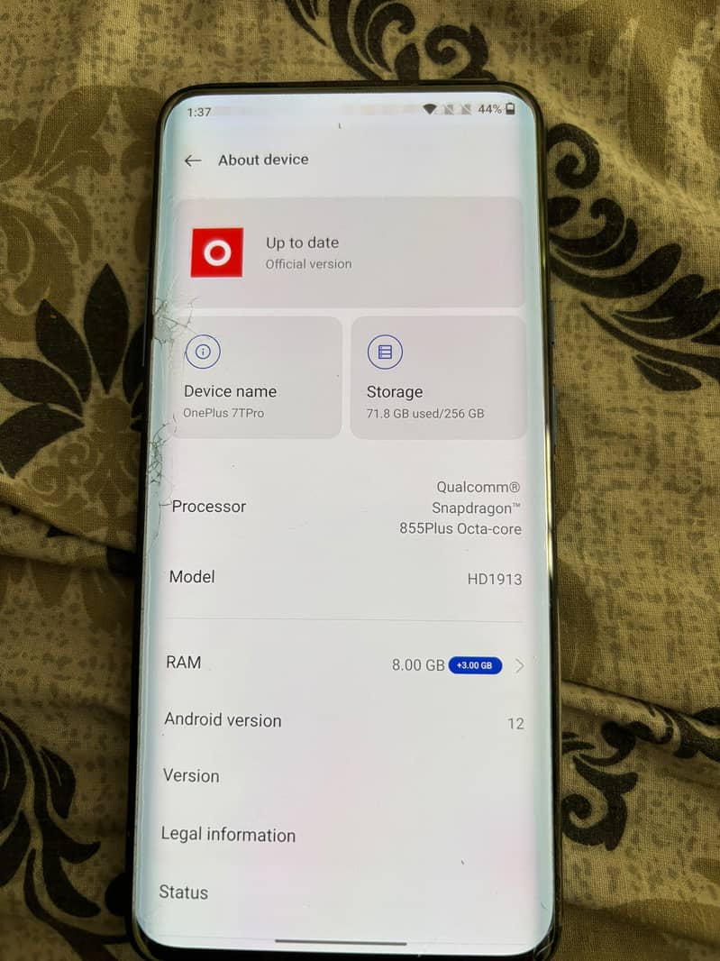 One Plus 7T Pro 0