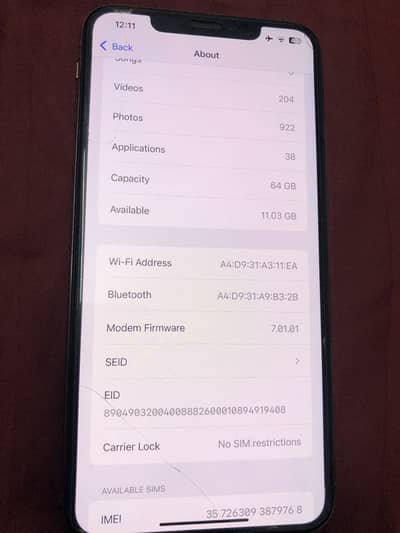 Apple iPhone XS Max