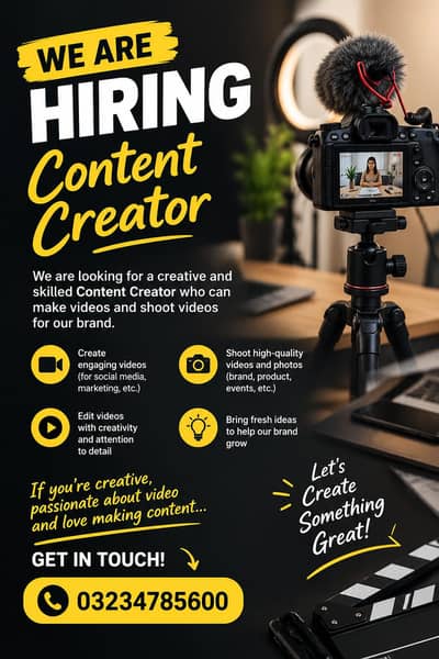 Content creator for social media management