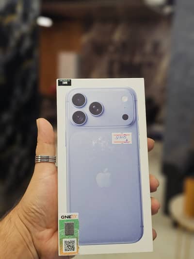 Box Pack Apple Iphone 18 Pro Max 512GB Glacier PTA Approved Gnext Read