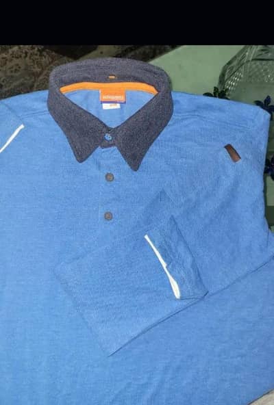 Blue T shirt  Good export quality  All size available
