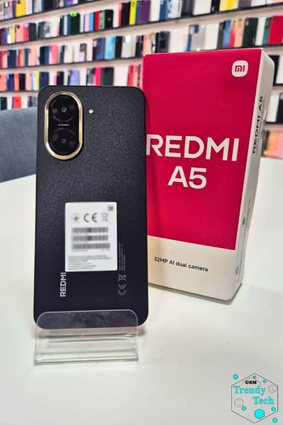 Redmi A5 | 6+2GB RAM/128GB ROM | Clean & Fresh | Charger + Cover