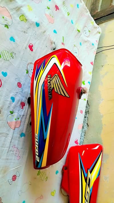 Honda cg 125 Model 2019 ka jenion set for sale only one day use.