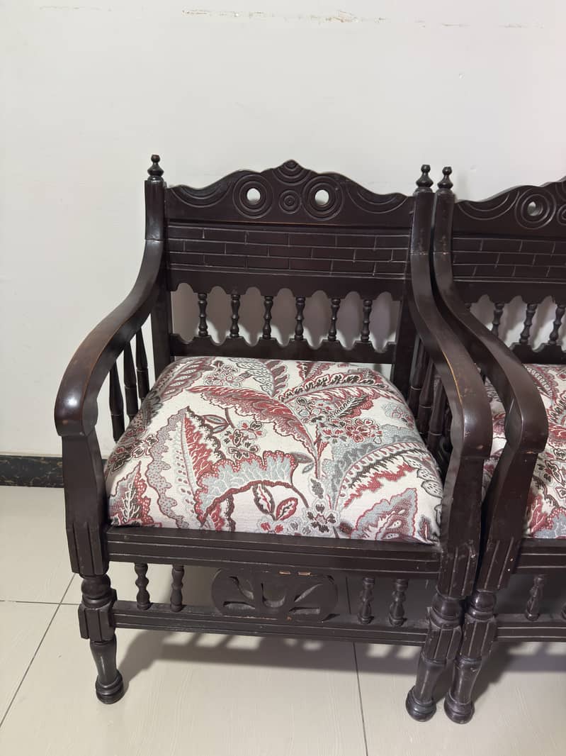 Solid wooden sofa 3