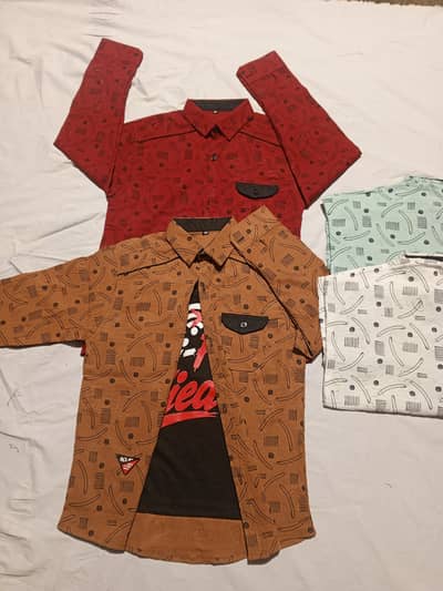 Decent double shirt for kids contact for size