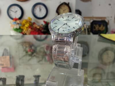 silver color ki watch