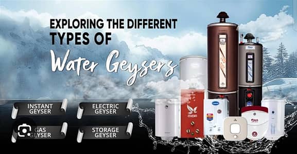 All types of Gyser available