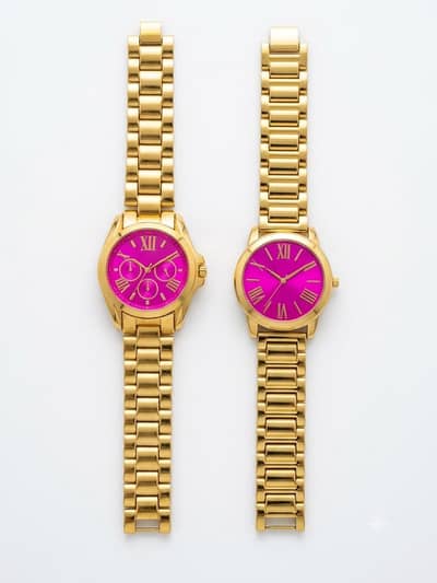 stylish ladies watches-stylish gold ,Rose gold and leopard design