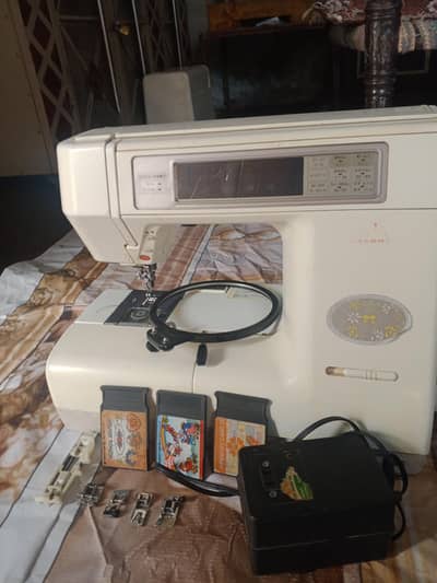 Janome Secio Japan Original + 3 Cards + Frame