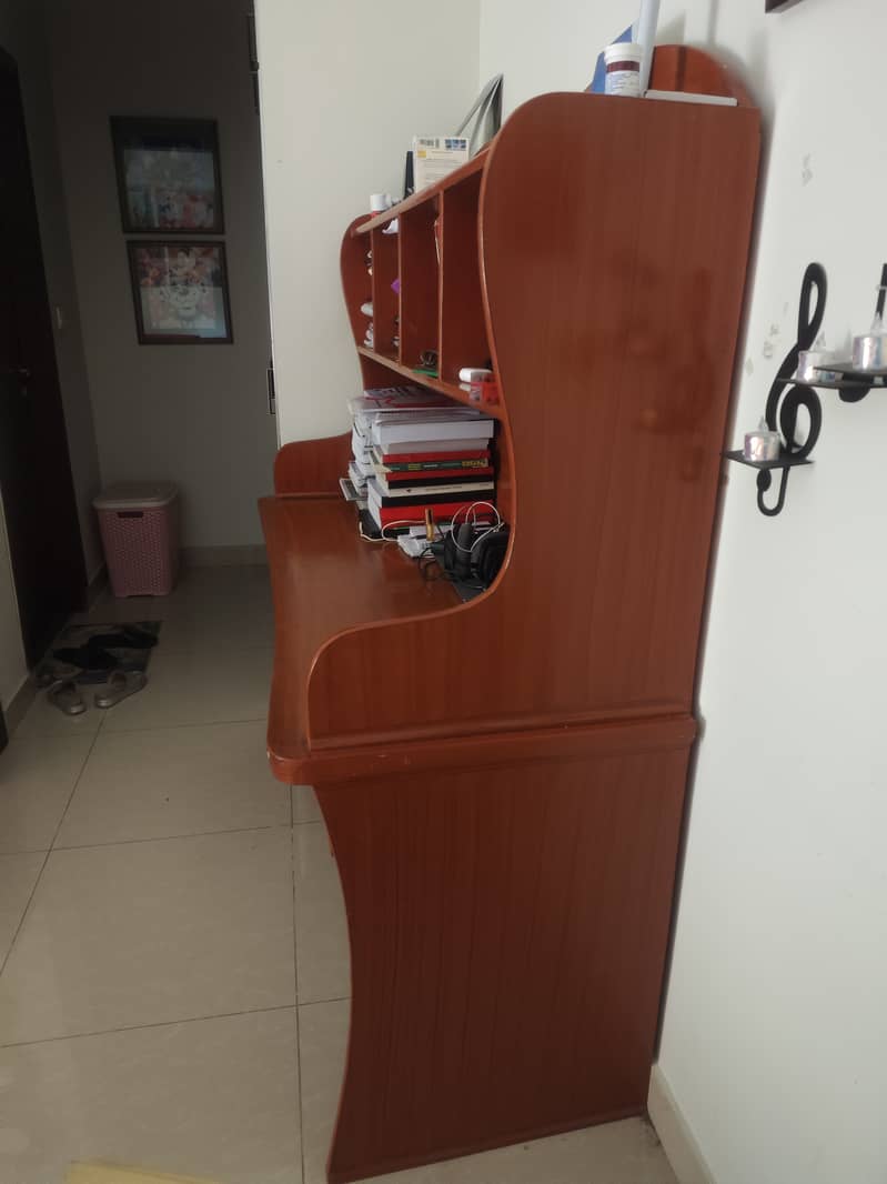 Study table with rack attached 2