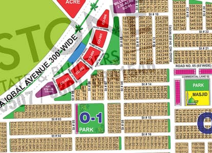 1 Kanal O Sector Corner Extra land and Parkfacing Plot Available for sale, DHA Multan | Ideal for Dream Home or Investment