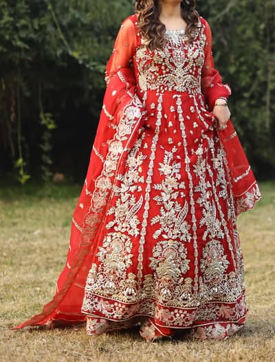 Akbar Aslam Semi Bridal dress