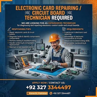 “Electronic Card Repairing / Circuit Board Technician”