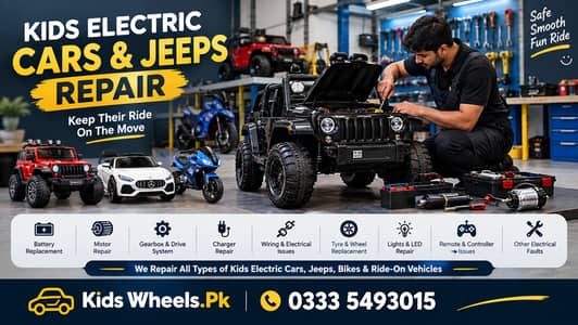 Kids Electric Cars Repairing|Kids ELetric Jeep Repair|Kids Bike Repair