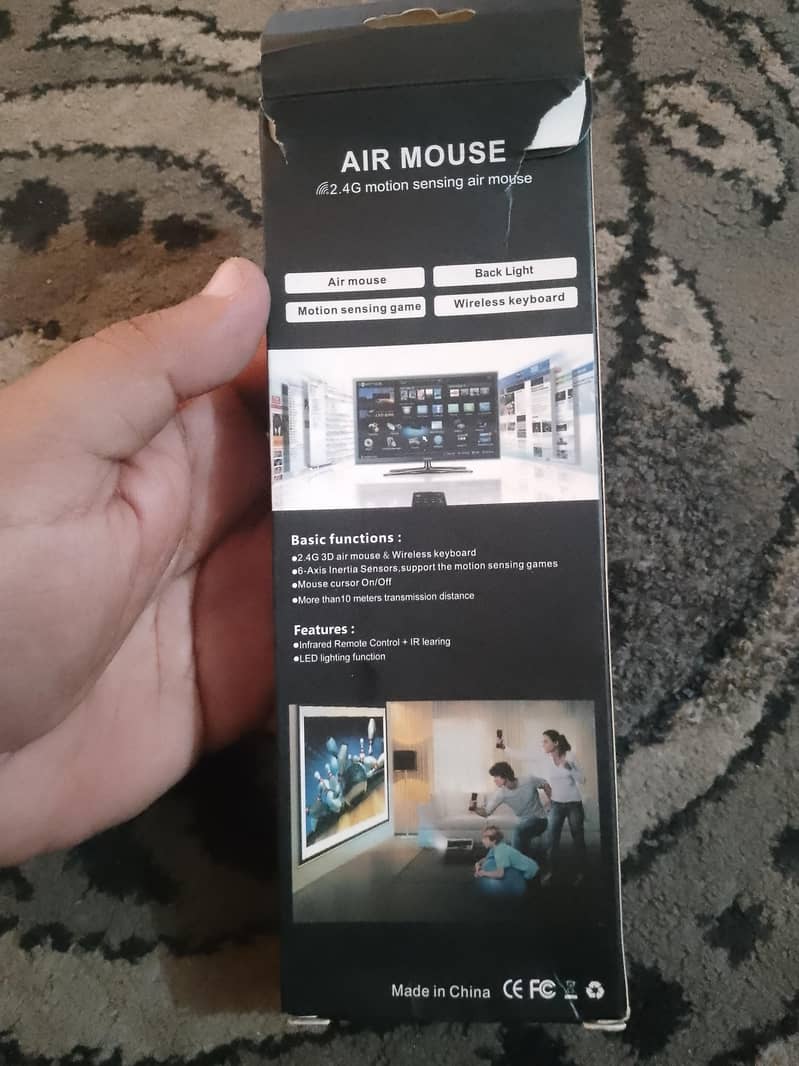 air mouse remote keypad diffrent colour light 1
