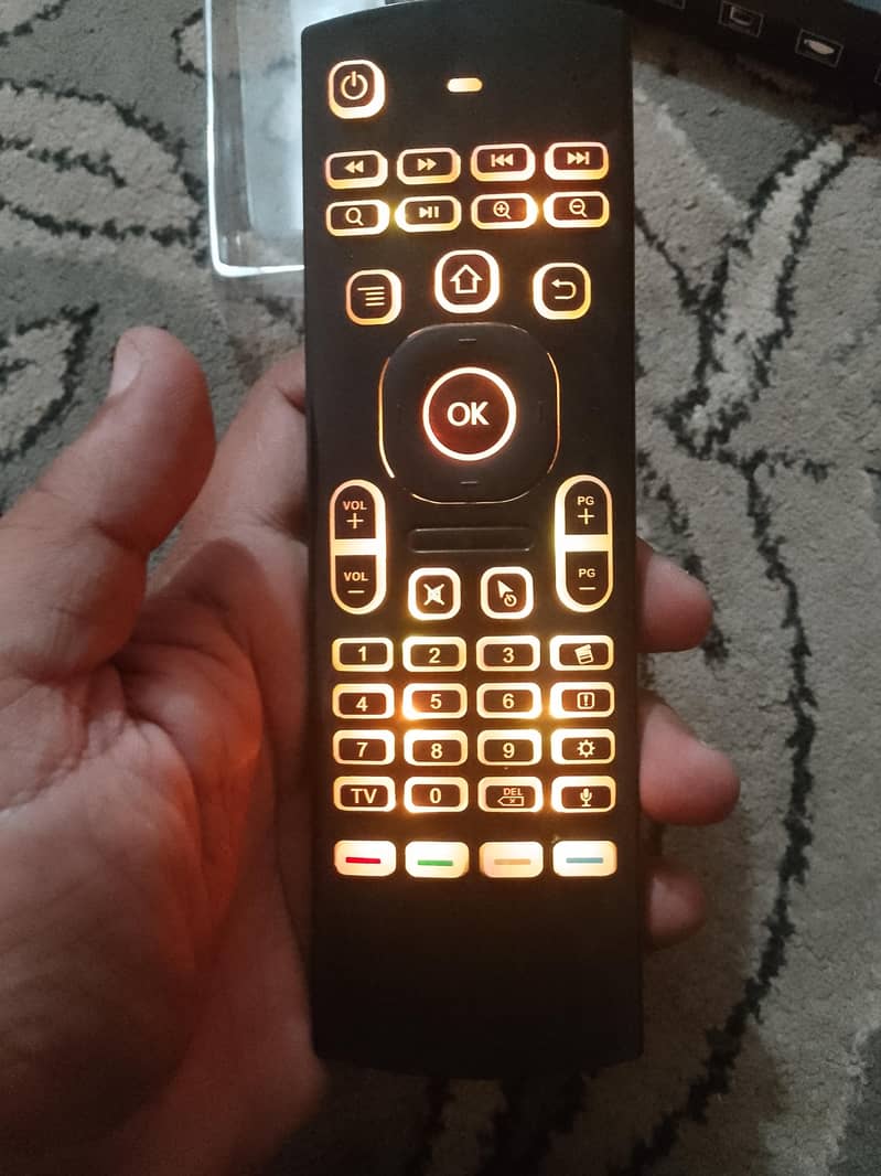 air mouse remote keypad diffrent colour light 4