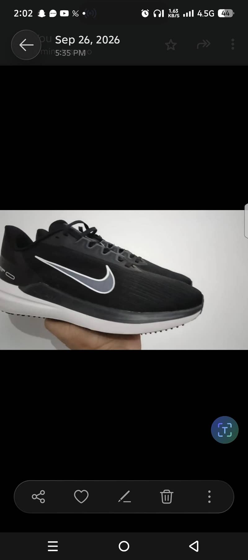 Nike win flow 9 uk9.5 2