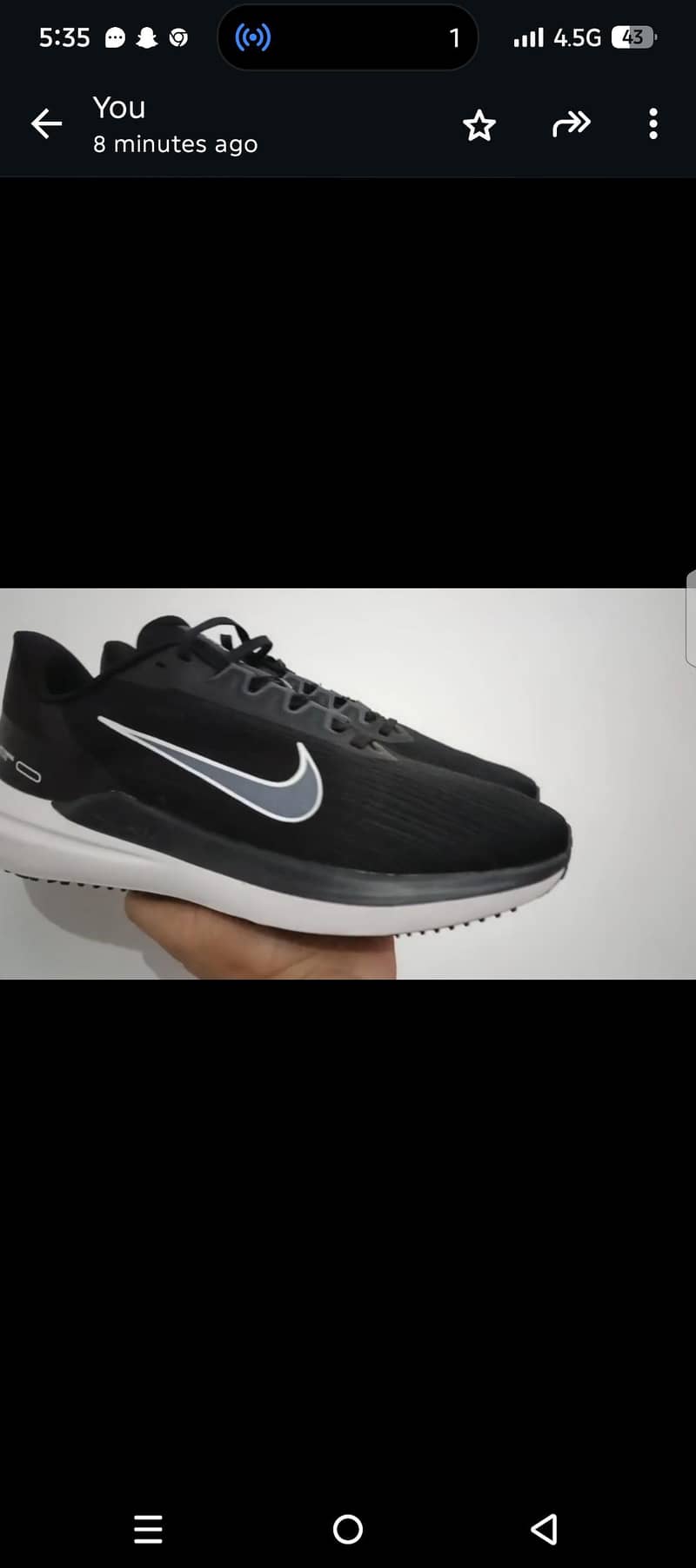 Nike win flow 9 uk9.5 3