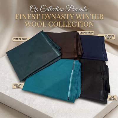 Dynasty Winter Wool Unstitched Suit 4.0M